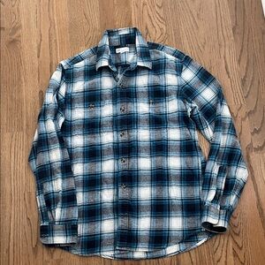 GAP Men's Blue Plaid Shirt